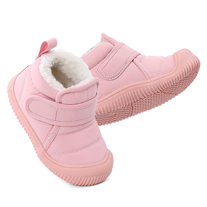 1-5 Years Baby Boys Girls Boots First Walking Shoes Toddler Winter Boots Warne Fur Lined Winter Shoes