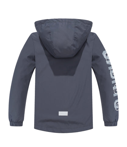 ALXHUTE Kinder Regenjacke Wassersäule Jungen Mädchen Übergangsjacke Funktionsjacke mit Kapuze