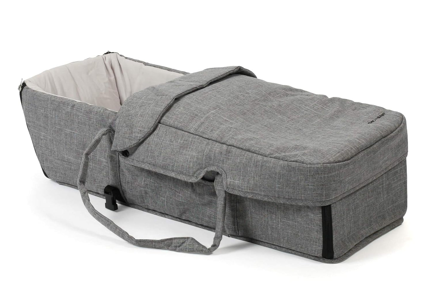CHIC 4 BABY - Geschwisterwagen DUO mit Tragetasche und Regenschutz, Geschwisterkinderwagen für zwei Kinder, Zwillingswagen, Zwillingsbuggy, Tandemkinderwagen, Tandembuggy, Kinderwagen, Jeans grau