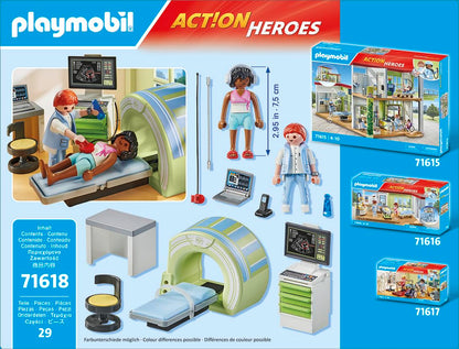 PLAYMOBIL | Action Heroes | Kinderarzt mit Teddybär | nachhaltiges Spielzeug für Kinder ab 4 Jahren | 71619