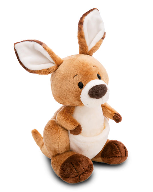 Kuscheltier Känguru Kelly 15cm braun - Stofftier aus weichem Plüsch, niedliches Plüschtier zum Kuscheln und Spielen, für Kinder & Erwachsene, tolle Geschenkidee
