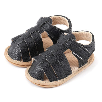 MASOCIO Babyschuhe Mädchen Sandalen Sommer Schuhe Flach Gummi Rutschfest