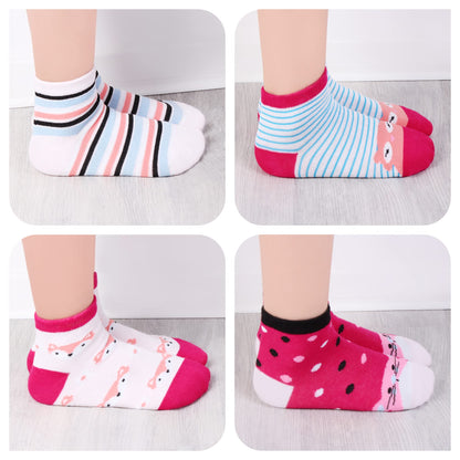 Libella 10/12er Kinder Mädchen Sneaker Socken Kids Füßlinge Sneakersocken bunt 2108VA