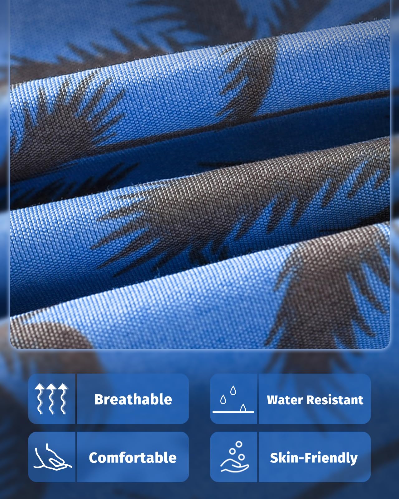 Domee Jungen Badehosen Badeshorts Schnelltrocknend Schwimmhose mit Netzfutter Verstellbarer Kordelzug