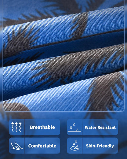 Domee Jungen Badehosen Badeshorts Schnelltrocknend Schwimmhose mit Netzfutter Verstellbarer Kordelzug