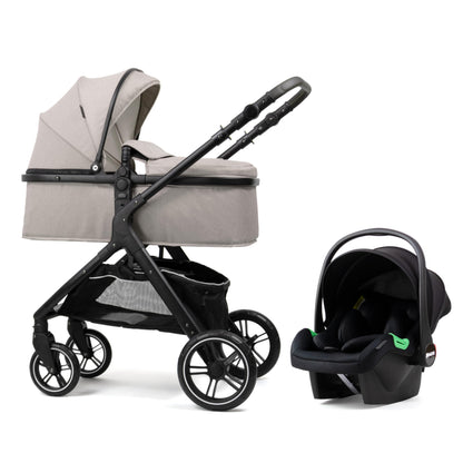 Pixini Nelio Kinderwagen Set 3in1 (dunkelgrau)