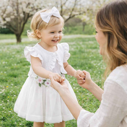 Toddler Baby Girl Dress and Cardigan Set Long Sleeve Cotton Princess Tutu Dresses with Outfits Coat