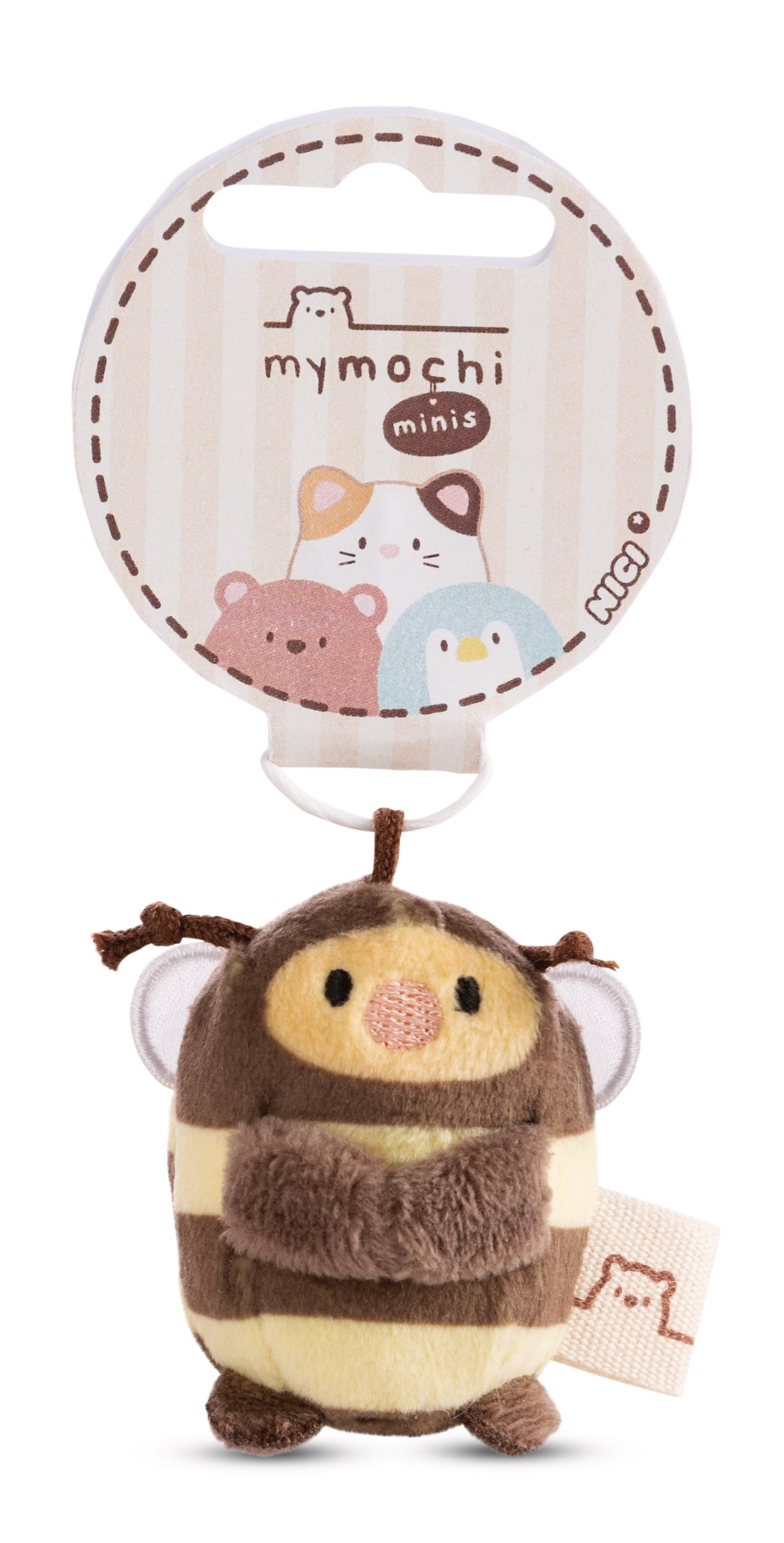 NICI Kuscheltier Fuchs Geeks 5cm rot - Stofftier aus weichem Plüsch, niedliches Plüschtier zum Kuscheln und Spielen, für Kinder & Erwachsene - tolle Geschenkidee