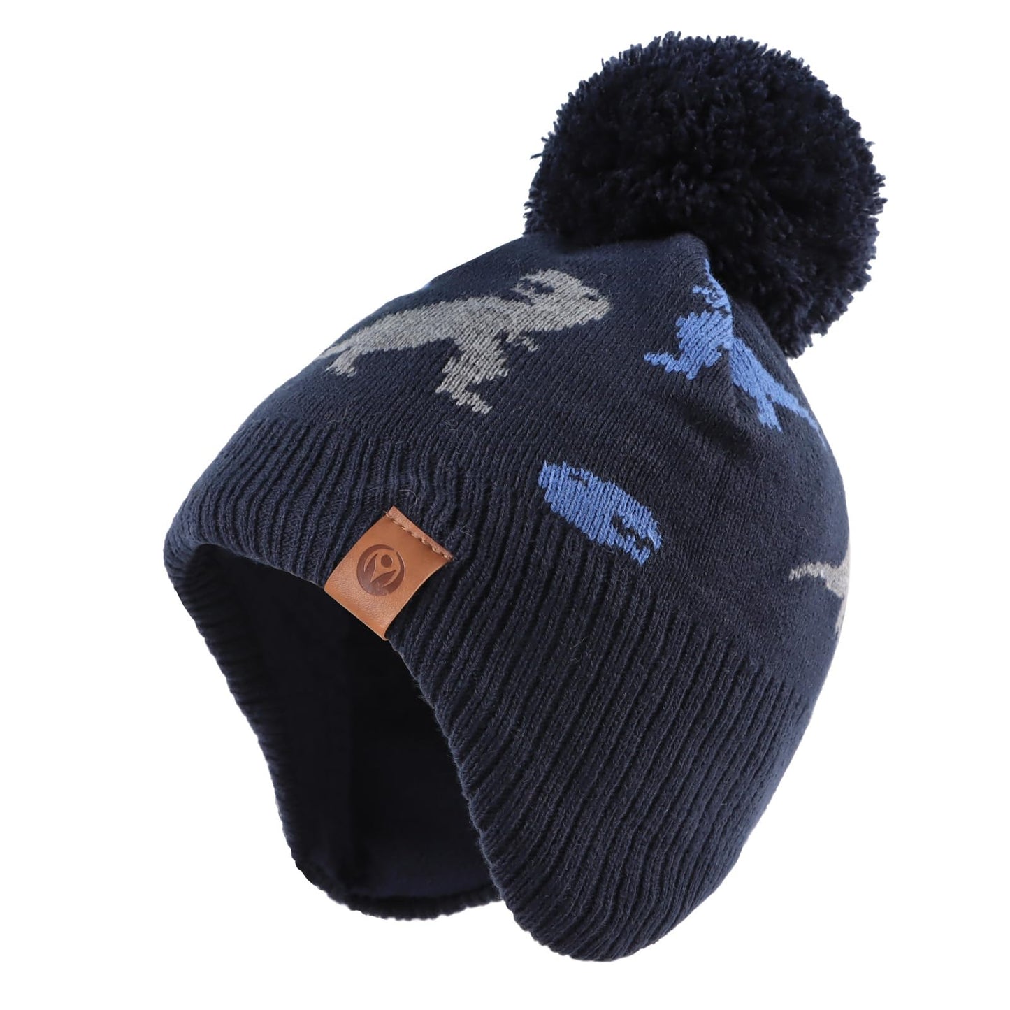 XIAOHAWANG Baby Strickmütze Winter Babymütze Junge Warme Kindermütze Junge Beanie Mütze Dicke Wintermütze für Herbst,Winter