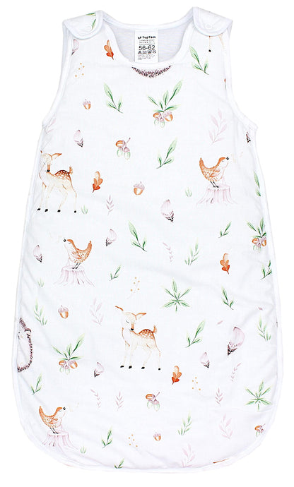 TupTam Baby Sleeping Bag 2.5 Tog - Oeko-Tex All-Year Sleeping Bag Children with Side Zip, Sleeveless
