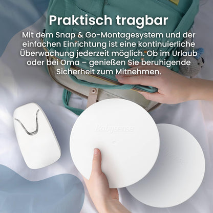 Babysense 7 Baby-Atemmonitor - Für unbeschwerten Schlaf und Sicherheit für Ihr Baby