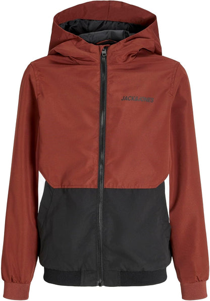JACK &amp; JONES Jjerush Blocking Hood Bomber Sn Jr Boys Jacket 