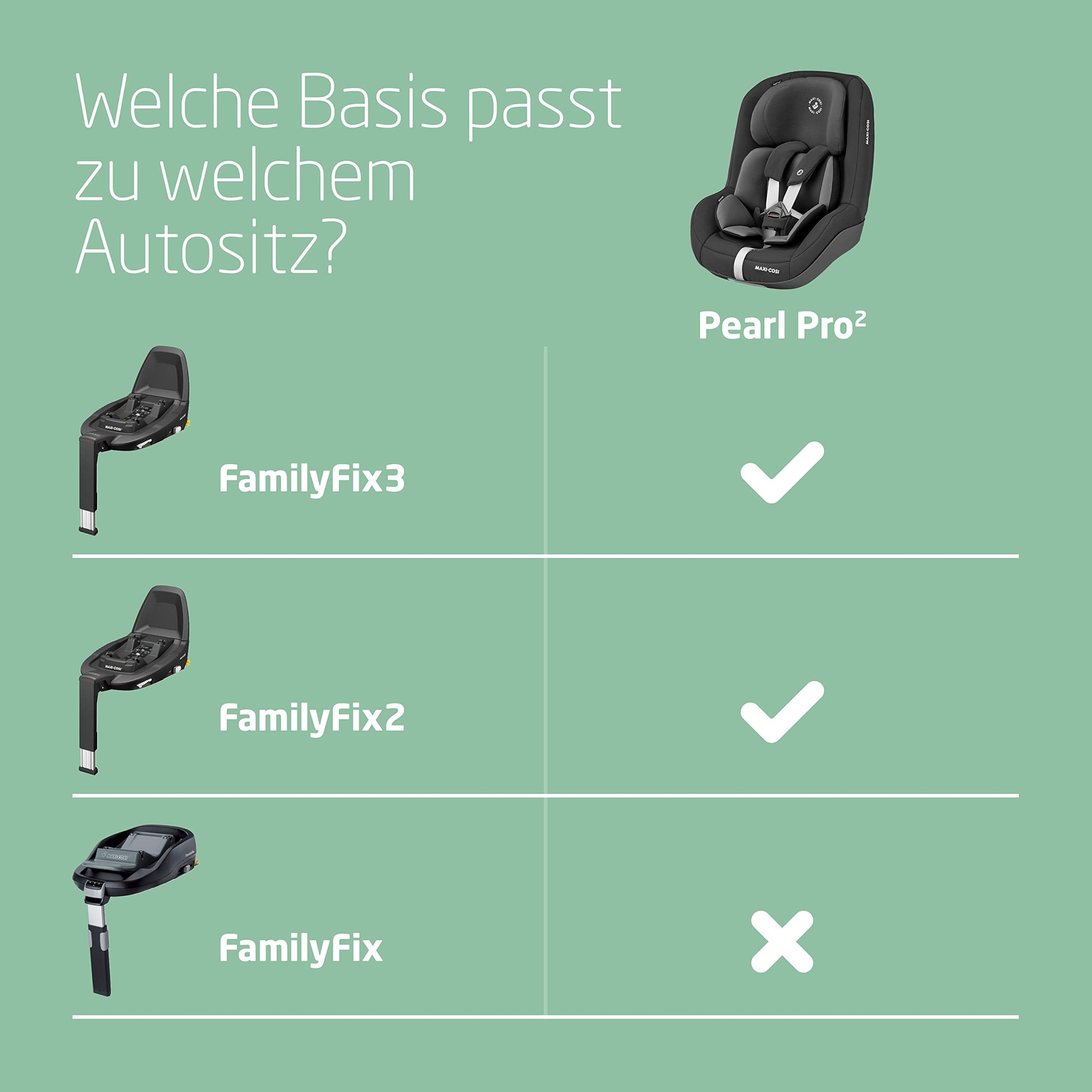 Maxi-Cosi Pearl Pro² i-Size, Kleinkinderautositz, ISOFIX, Rückwärtsgerichteter Autositz, Gruppe 1, Ab ca. 6 Monate bis 4 Jahre, 67 bis 105 cm, Authentic Black - Meloni2