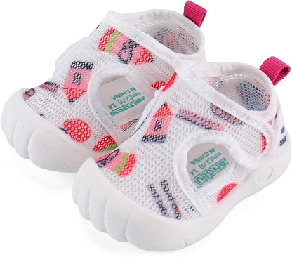 LACOFIA Baby Lauflernschuhe Unisex Erste Babyschuhe Kleinkind Mesh Sneaker rutschfeste Atmungsaktive Turnschuhe