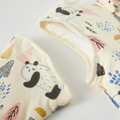 Duomiaomiao 3.5 Tog Baby Sleeping Bag, 100% Cotton Baby Sleeping Bag, Winter, Girls Newborn, Boys Sleeping Bag, Warm Newborn Children (100)