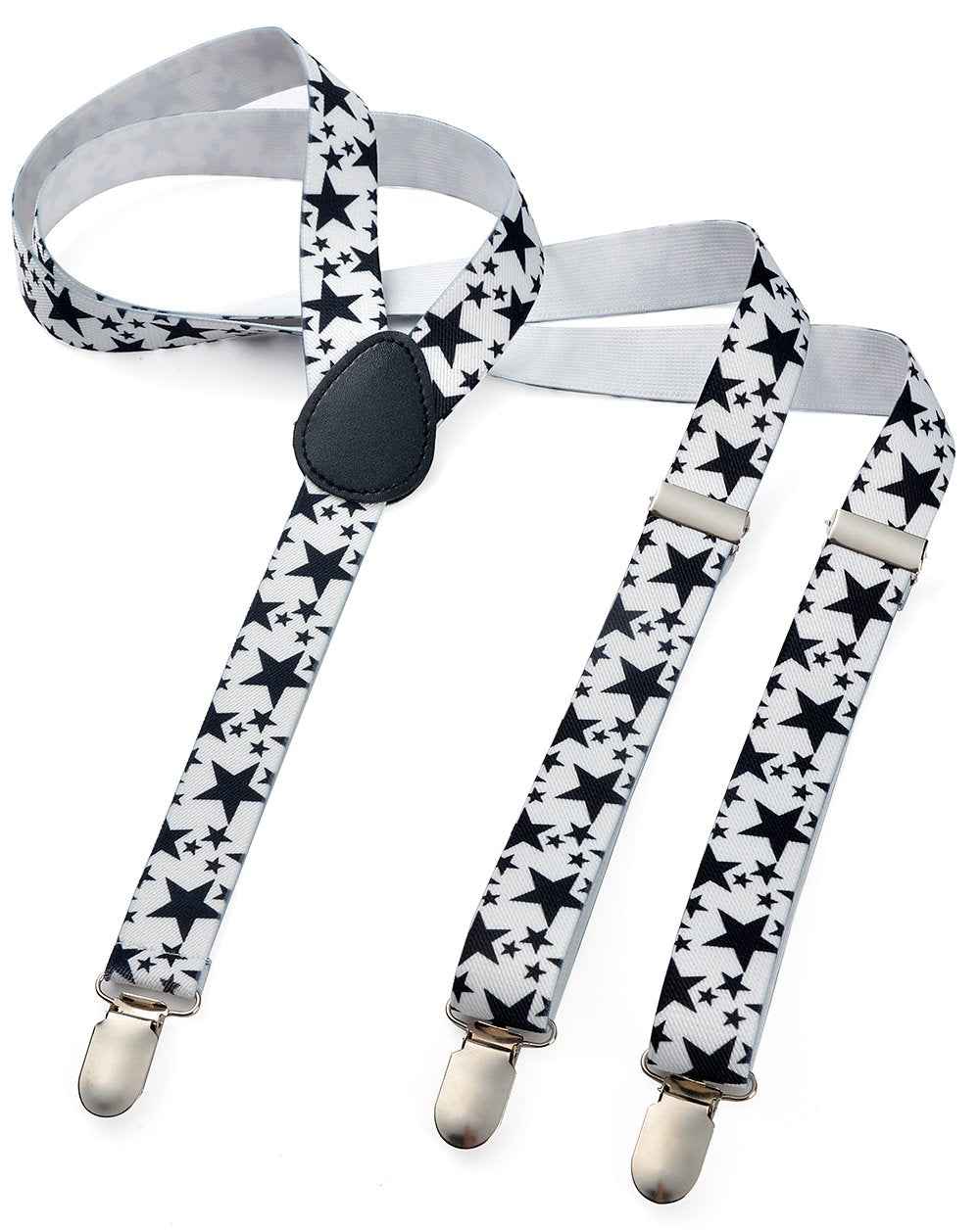 Long Kids Y Shape 3 Clips Elastic Slim Braces