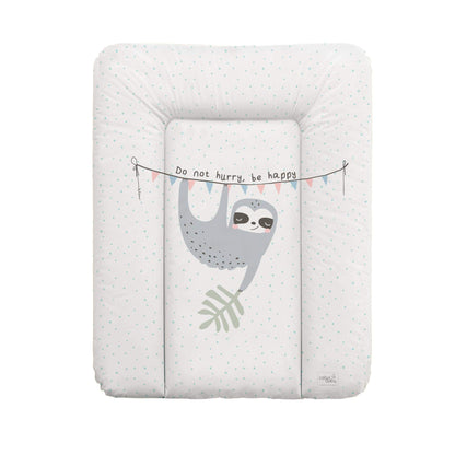 Ceba Baby® weiche Wickelauflage 50x70 cm - Baby Wickelunterlage - Wickeltischauflage für Junge und Mädchen - Wasserdicht, abwaschbar - OEKO-TEX® Standard 100 - Made in EU - Waldfreunde