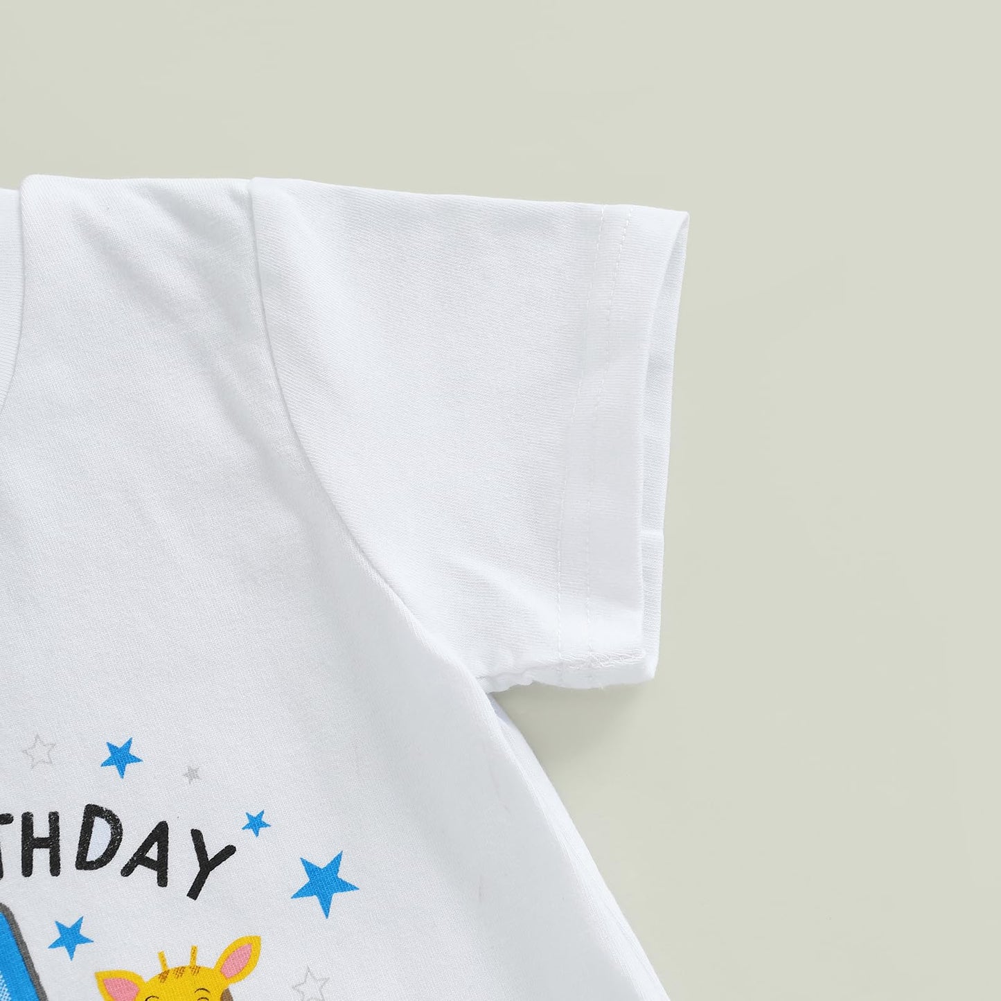 Baby Junge 1. Jahr Geburtstags T-Shirt Wild One Kurzarm Oberteil Baby Mein Erster Geburtstags Outfit Sommer Kleidung