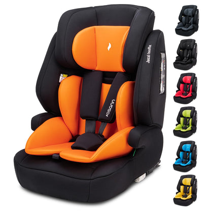 Osann Jazzi Isofix – Der sichere Kindersitz ab 1 Jahr (76–150 cm), mitwachsend mit Isofix & Top-Tether, Schutz & Geborgenheit auf jeder Fahrt - Sunset - Meloni2