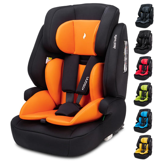 Osann Jazzi Isofix – Der sichere Kindersitz ab 1 Jahr (76–150 cm), mitwachsend mit Isofix & Top-Tether, Schutz & Geborgenheit auf jeder Fahrt - Sunset