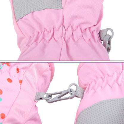TRIWONDER Children's Ski Gloves, Thermal Fleece Gloves, Warm Winter Gloves for Boys and Girls