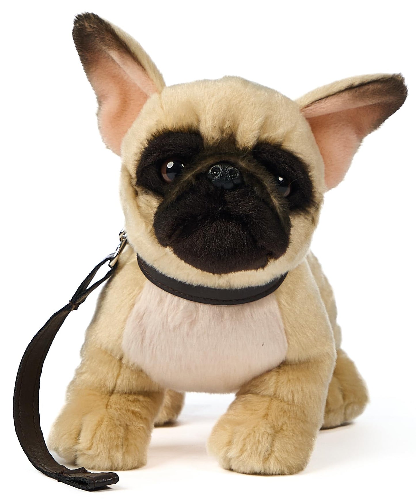 Uni-Toys - Französische Bulldogge (beige) - Ohne Leine - 26 cm (Länge) - Plüsch-Hund - Plüschtier, Kuscheltier