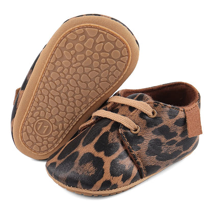 LACOFIA Baby Boy Girl First Walking Shoes Non-Slip Laces Crawling Shoes First Baby Shoes