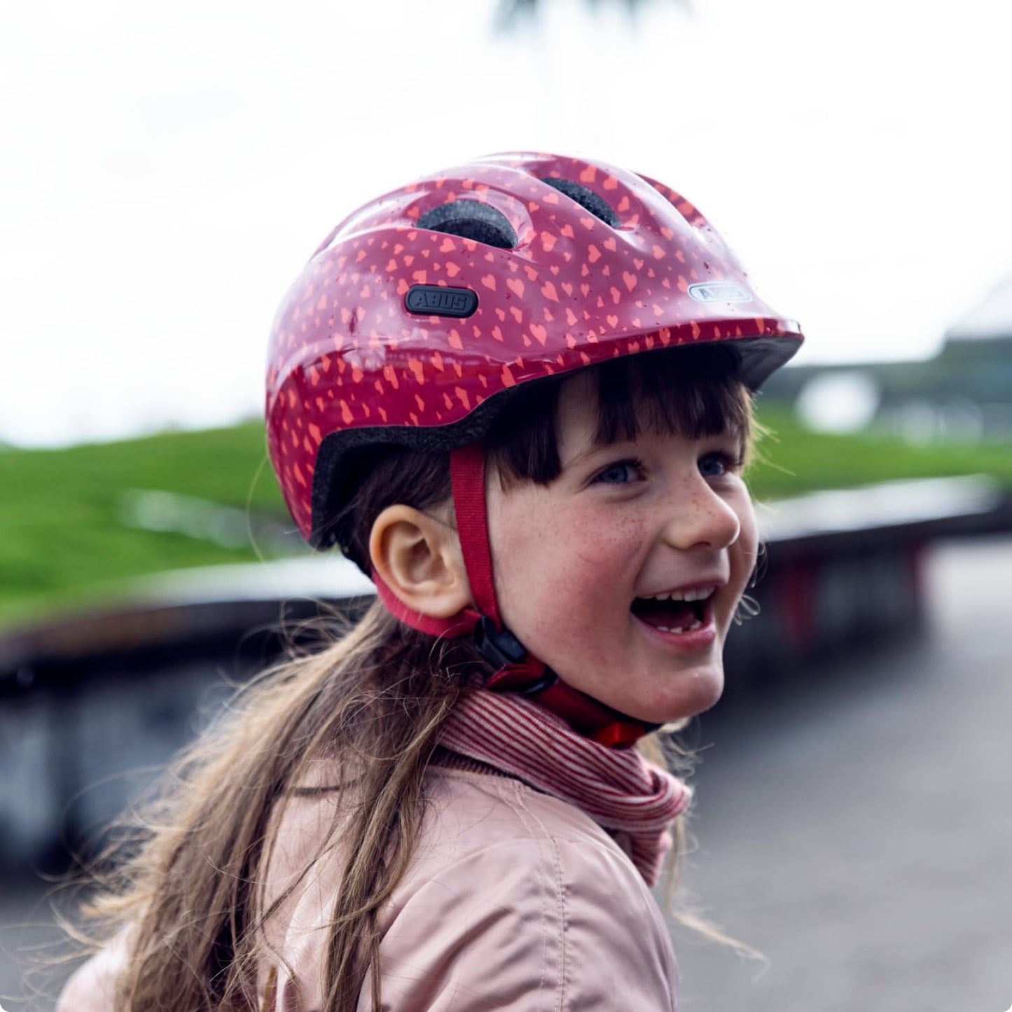 ABUS Kinderhelm Smiley 2.0 - Robuster Fahrradhelm für Mädchen und Jungs
