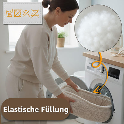 Nestchen Baby - Babynestchen Neugeborene Minky Babynest für Kinderbett Vielseitiges tragbar Nest kuschelnest zubehör für babybett warm Winter coccon Teddybären