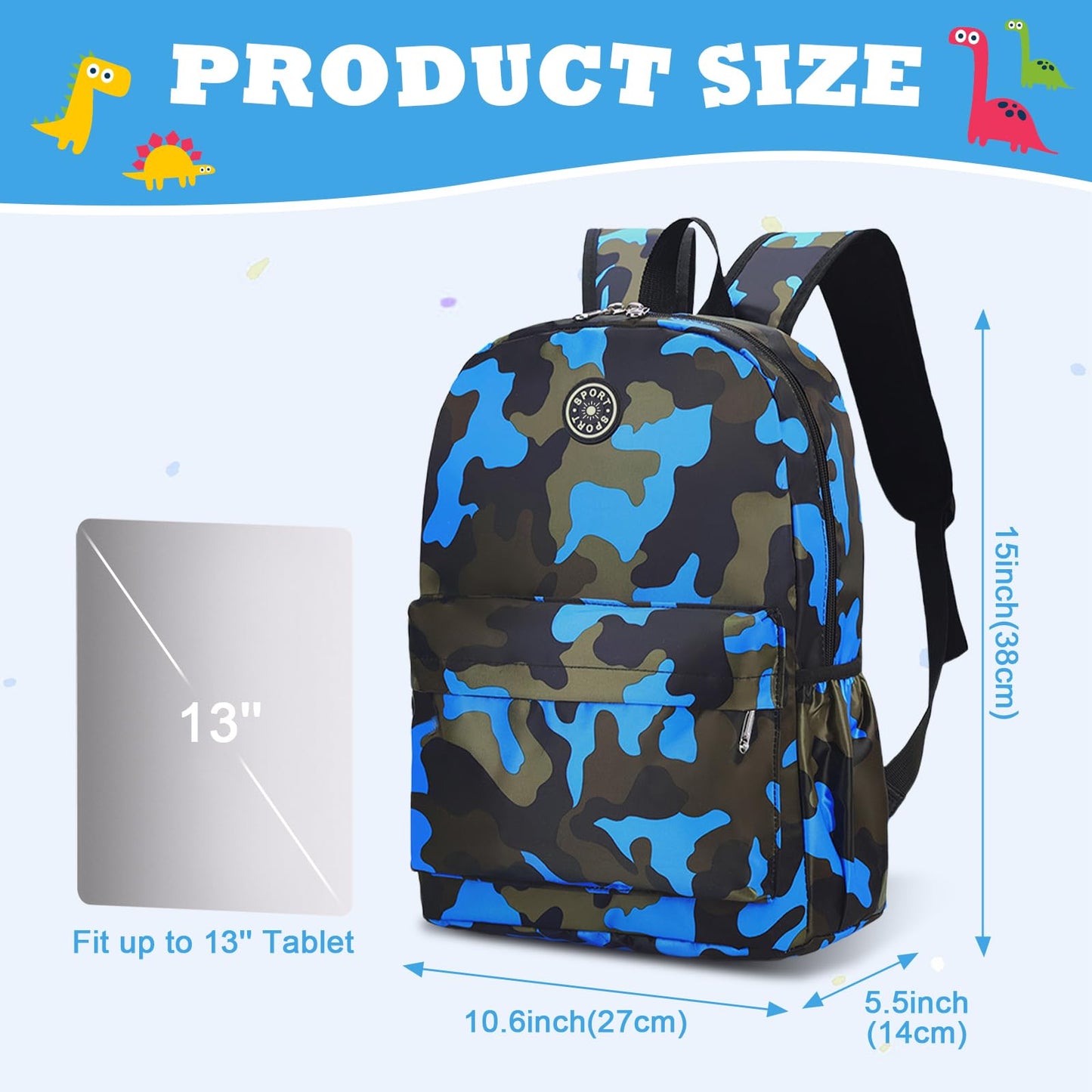 Kinderrucksack Jungen, Mini-Dinosaurier-Rucksack, Kindergarten Schulrucksäcke, Kleinkind Schultasche für Kinder, Jungen, Mädchen, Kleinkind