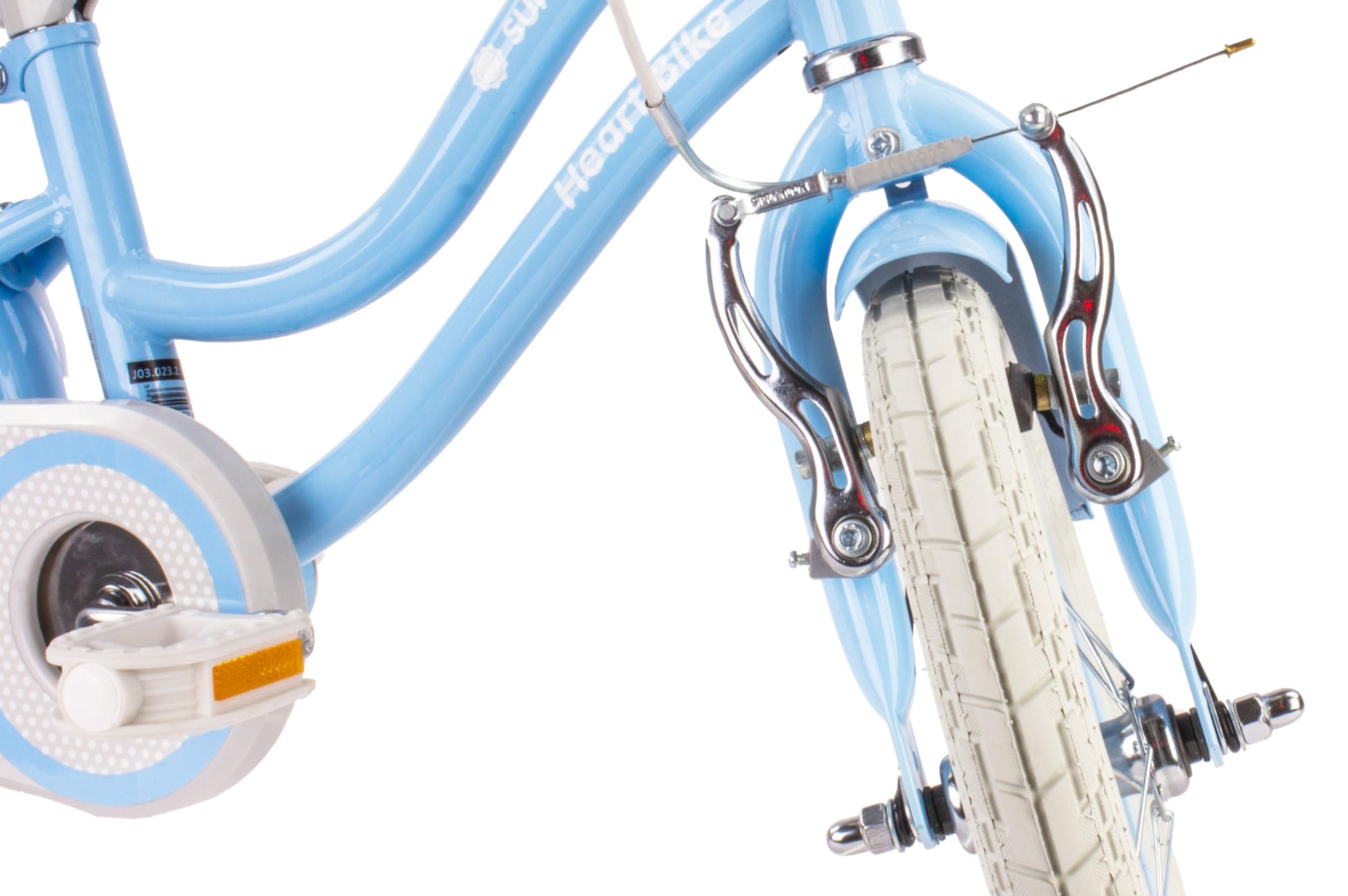 sun baby Mädchenfahrrad 12, 14 und 16 Zoll Radgröße Heart Bike zur Auswahl, mit Abnehmbarer Schubstange, Kinderfahrrad für Mädchen von 2 bis 6 Jahre - Meloni2