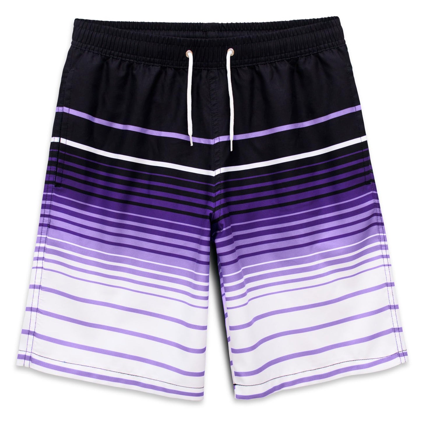 MEILONGER Badehose Jungen Badeshorts Schnelltrocknend Boardshorts mit Netzfutter Taschen und Verstellbarem Tunnelzug