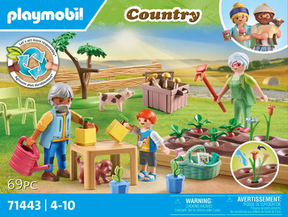 PLAYMOBIL Country 71441 Gemütliches Bauwagencafé, spielerisches Lernen mit liebevoll gestaltetem Bauwagen, detailreicher Austattung und einem Gänseteich, nachhaltiges Spielzeug für Kinder ab 4 Jahren