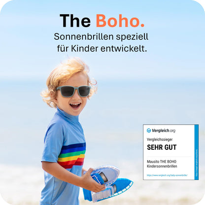 Mausito Sonnenbrille Kinder 3-6 Jahre & 6-10 Jahre | VERGLEICHSSIEGER Kindersonnenbrille 100% UV-Schutz | FLEXIBLE Bügel | Schadstofffreie Kindersonnenbrillen