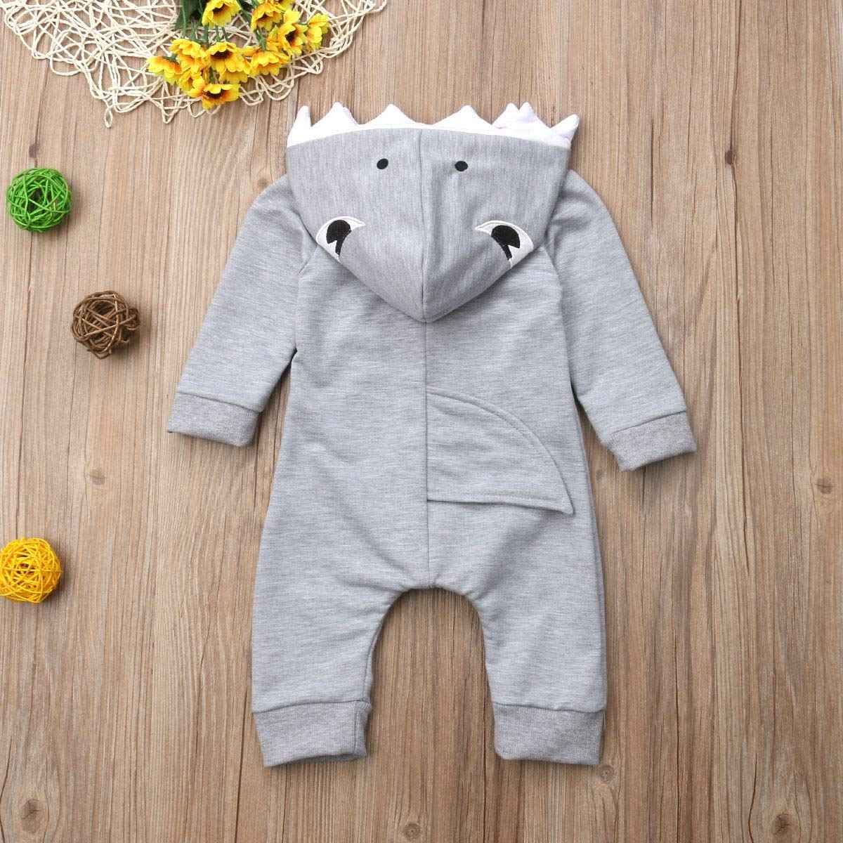 Baby Romper Newborn Autumn Winter Jumpsuit Toddler Animal Costume Jumpsuit with Hood Long Sleeve Bodysuit for Baby Girls Boys Cuddly