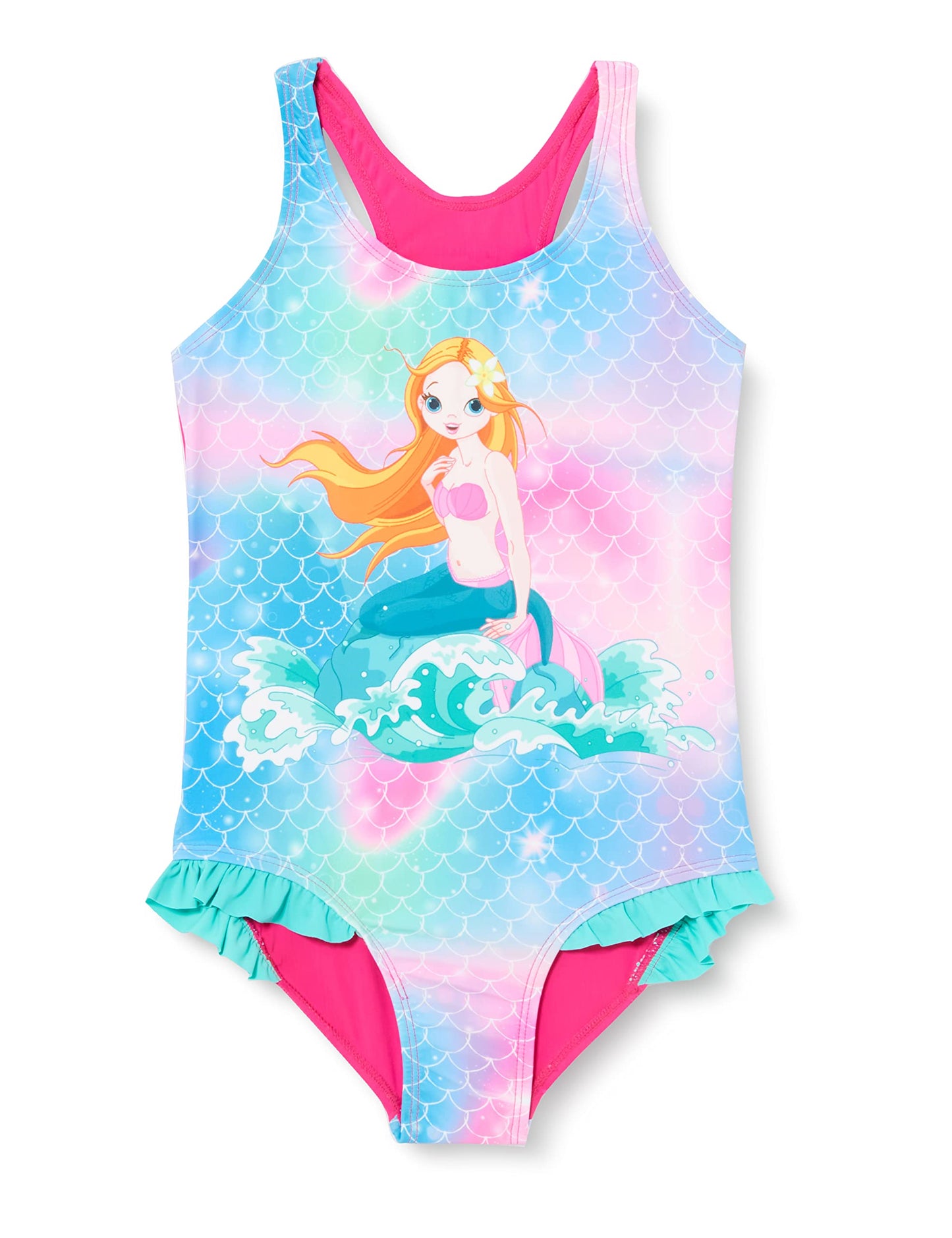 Playshoes Mädchen Uv-Schutz Badeanzug Schwimmanzug Badebekleidung