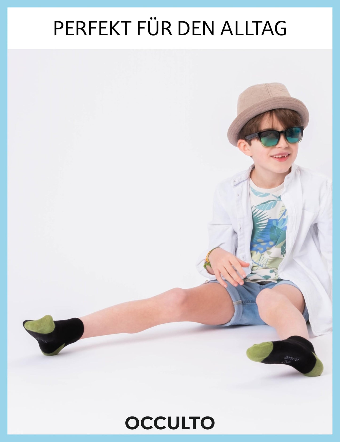 Occulto Mädchen & Jungen Sneaker Socken 10er Pack (Modell: Piccolo)