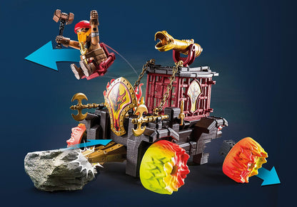 PLAYMOBIL Novelmore 71642 Arwynns Castle, Knight's Castle, Includes Three Knights and Numerous Accessories for Realistic Battles, Action-packed Toy for Children from 4 Years