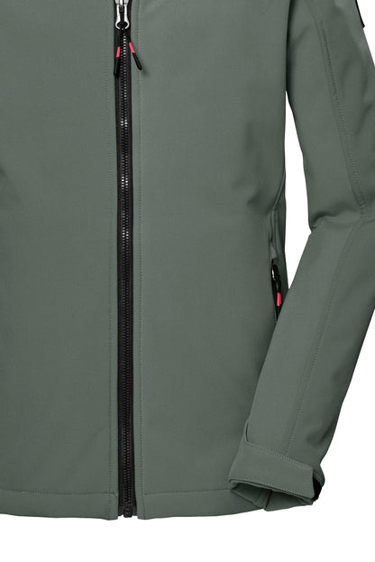 Killtec Mädchen Kos 145 Grls Sftshll Jckt Softshelljacke/Outdoorjacke mit Kapuze