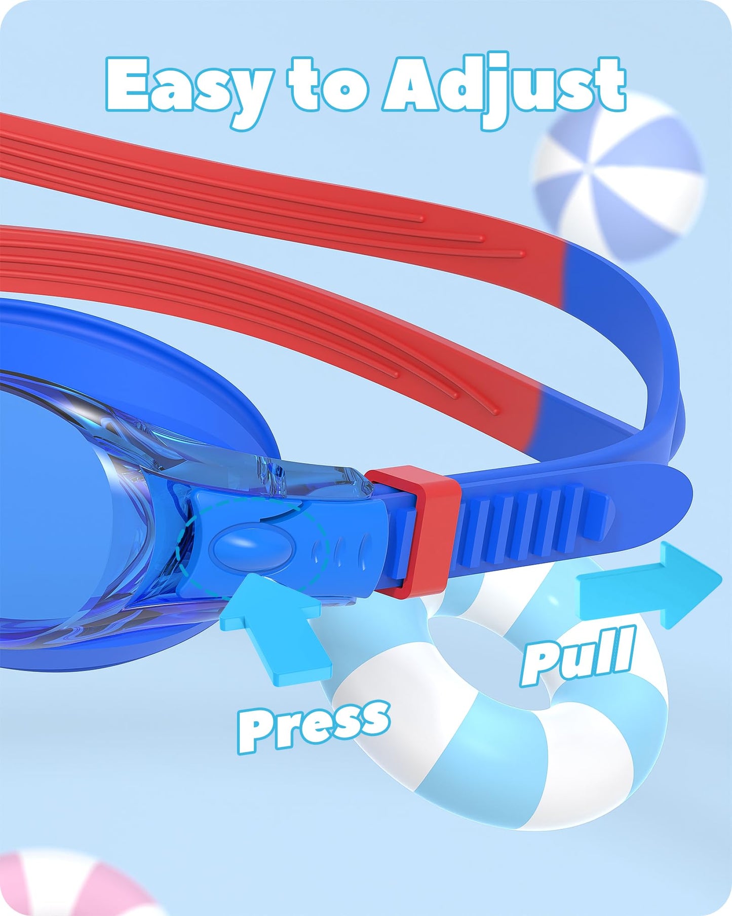 Findway Schwimmbrille Kinder,Schwimmbrille für Kinder Jungen Mädchen Junior, UV-Schutz Anti Nebel Kinder Schwimmbrille für Alter 3-12 Jahre