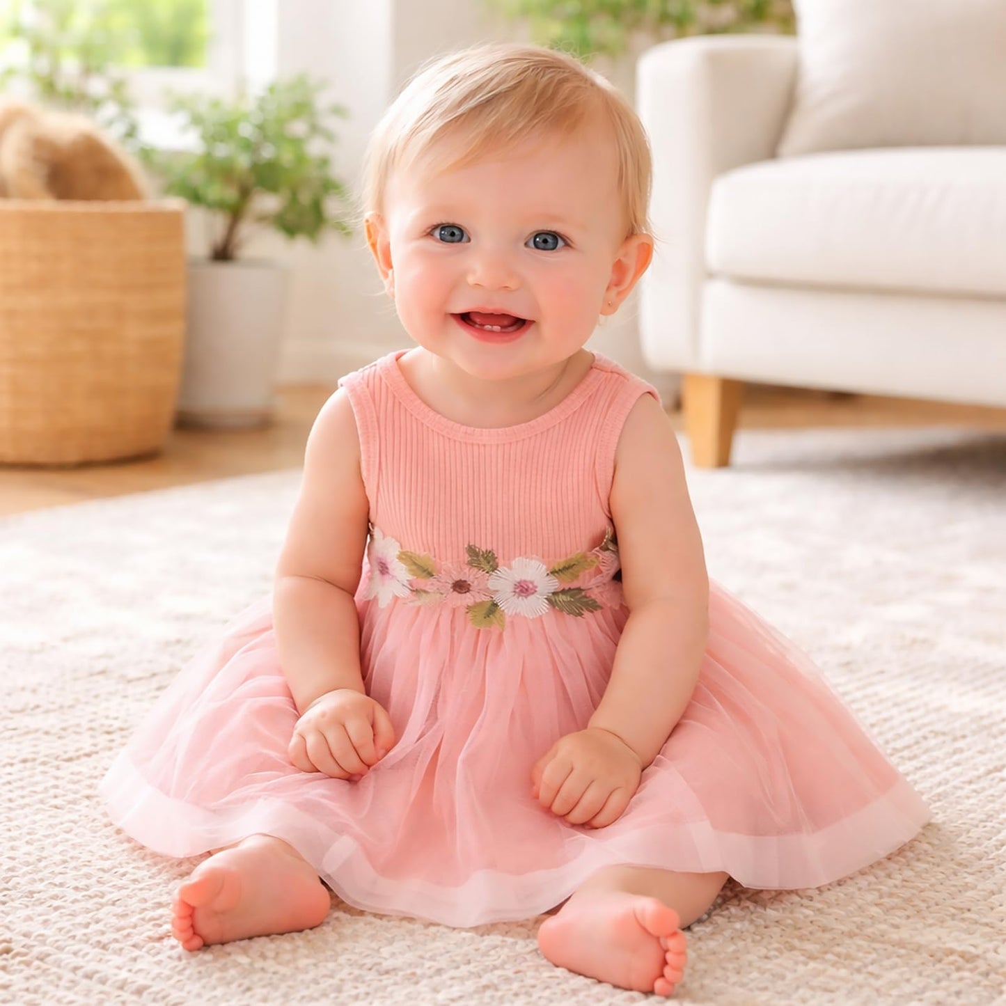 Toddler Baby Girl Dress and Cardigan Set Long Sleeve Cotton Princess Tutu Dresses with Outfits Coat