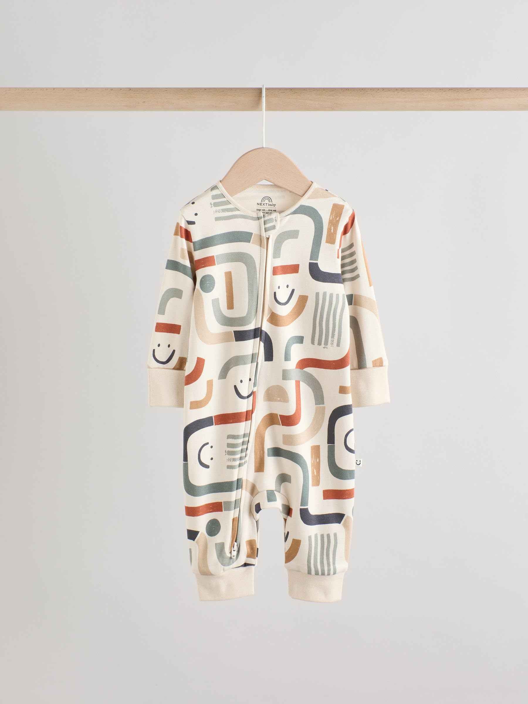 NEXT Baby Jungen Schlafanzüge mit Bärenmotiv, 3er-Pack