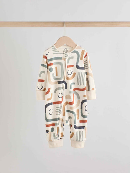 NEXT Baby Jungen Schlafanzüge mit Bärenmotiv, 3er-Pack