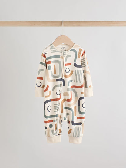 NEXT Baby Jungen Schlafanzüge mit Bärenmotiv, 3er-Pack