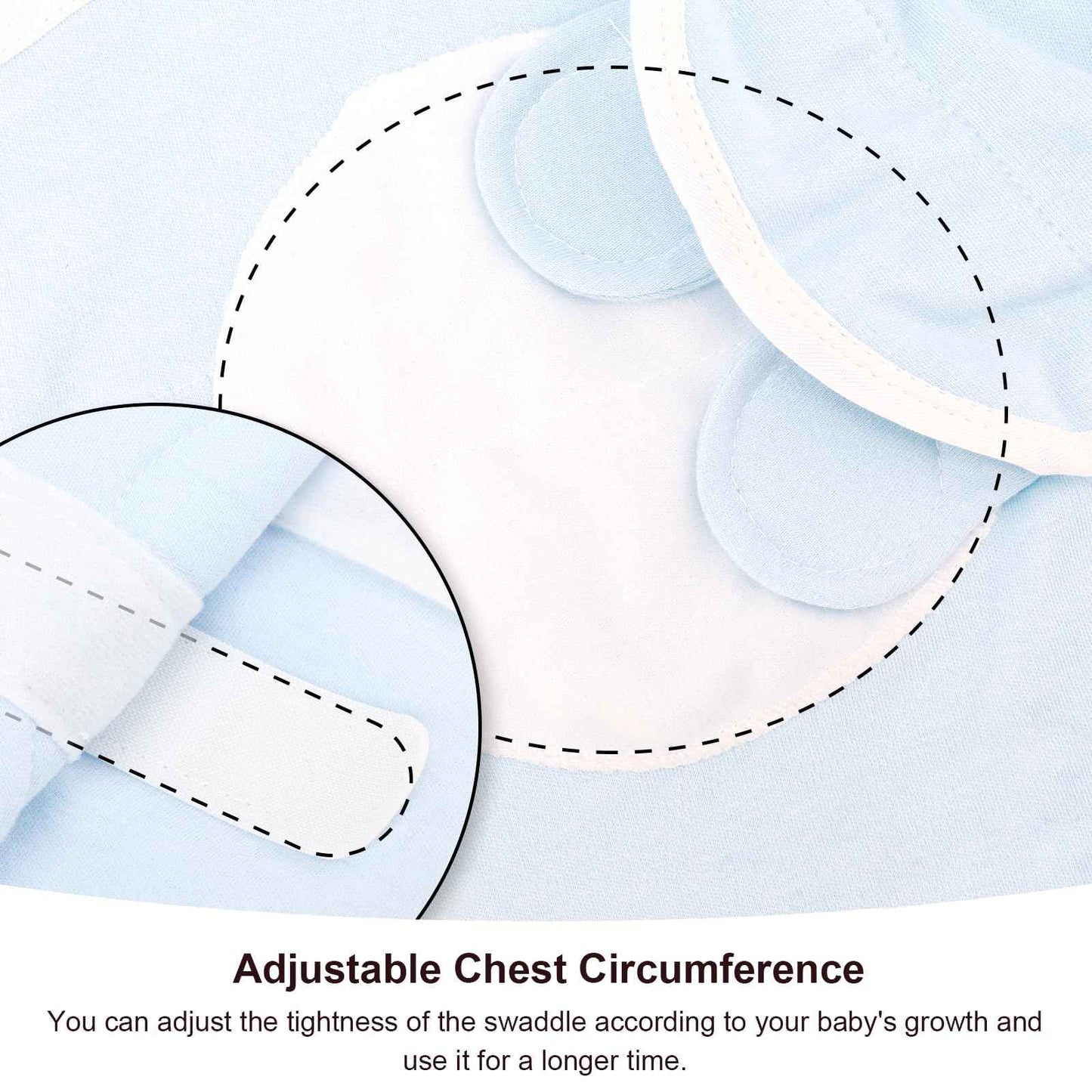 DRESHOW Neugeborene Swaddle Decke Hut Set Baby Gedruckt Swaddles Säugling Einstellbar Schlafsack für 0-3 Monate Mädchen Jungen