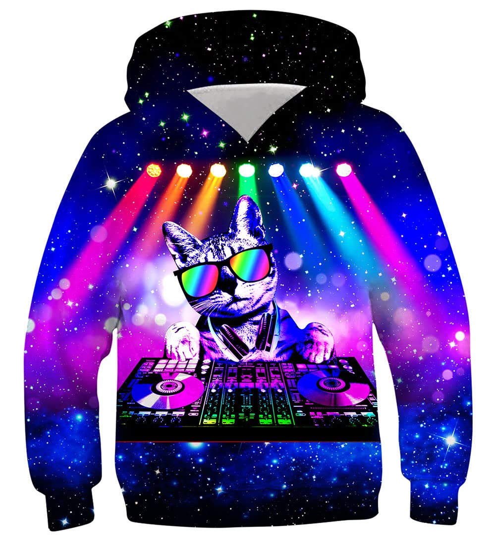 Fanient Children's / Boys' / Girls' Hoodies, 3D Print, Vivid Animal Cartoon Graphic Sweatshirt, Pocket Pullover Hoodie for 6-16 Years 