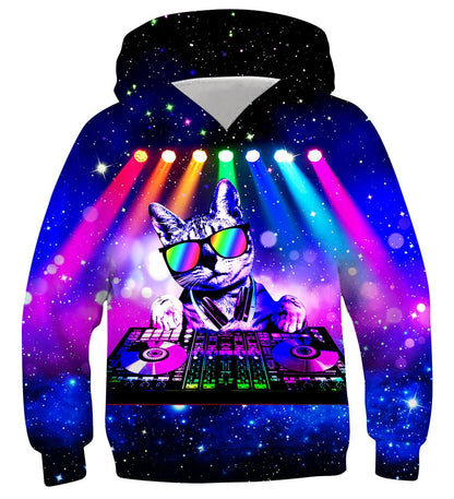 Fanient Children's / Boys' / Girls' Hoodies, 3D Print, Vivid Animal Cartoon Graphic Sweatshirt, Pocket Pullover Hoodie for 6-16 Years 