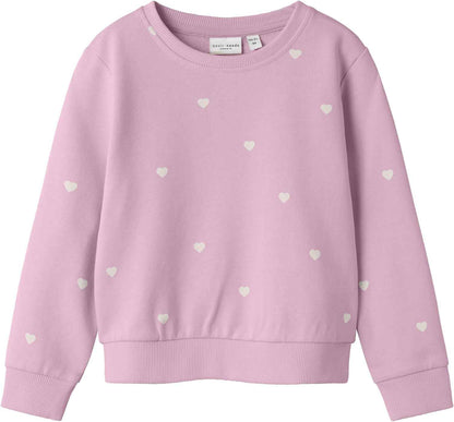 NAME IT Girls Nmfvalba LS Sweat Unb Noos