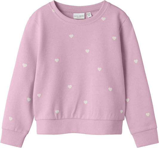 NAME IT Girls Nmfvalba LS Sweat Unb Noos
