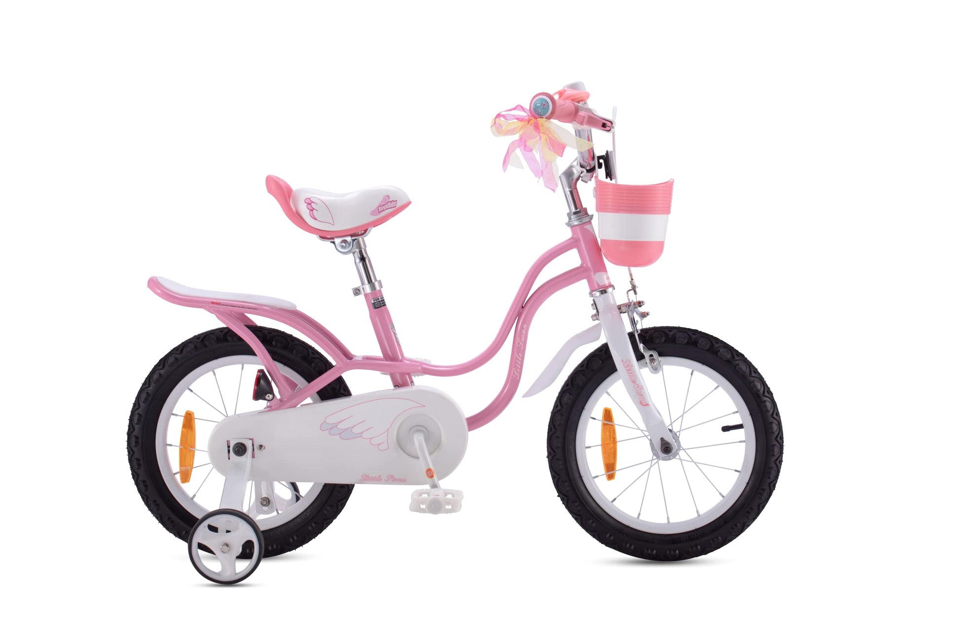 Royal Baby Little Swan Kinderfahrrad Mädchen Fahrrad Stützräder 12 14 16 18 Zoll ab 3-10 Jahre Rosa Kinder Fahrrad - Meloni2